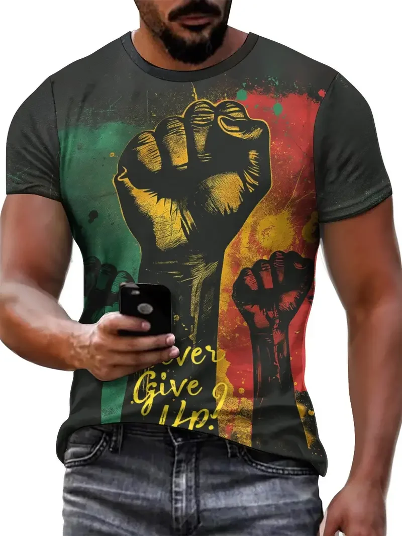Street Fashion For Short Guys - Sommermodetrend Persönlichkeit Herren T-Shirt Street Tough