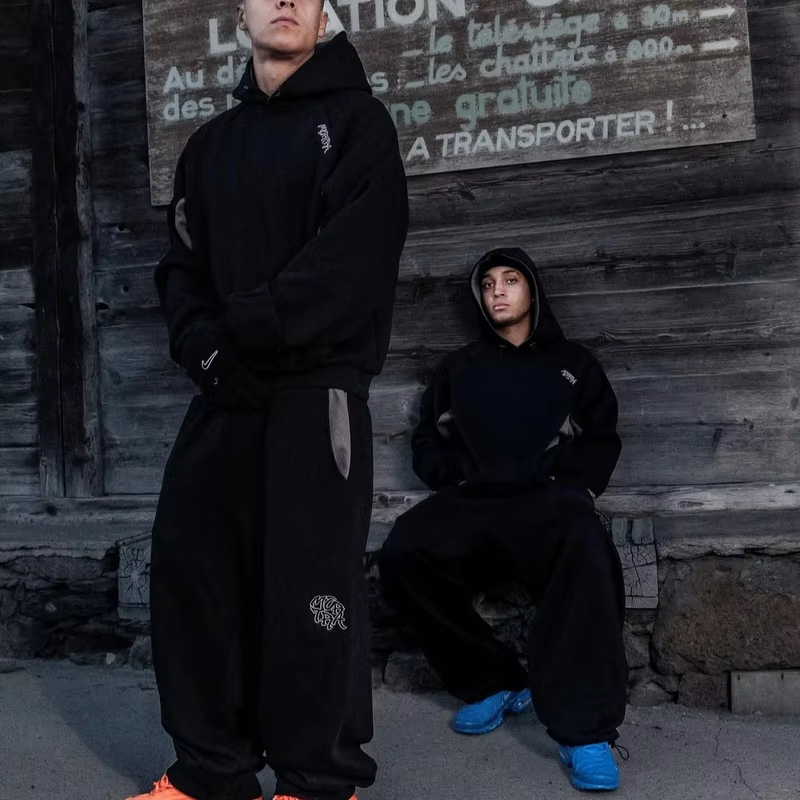 Street Fashion Y2K - Herbst-Winter Herren Y2K Streetwear Vintage Color-Block