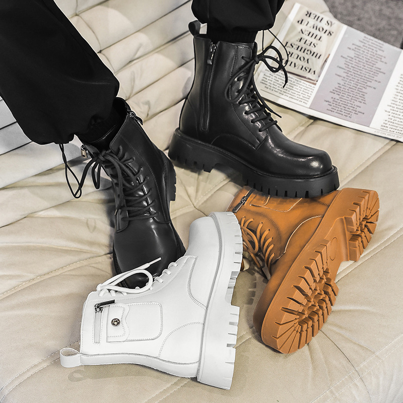 2025 Trend Männer Stiefel Turn – Street Fashion Men 2025 Bewertung und Preis