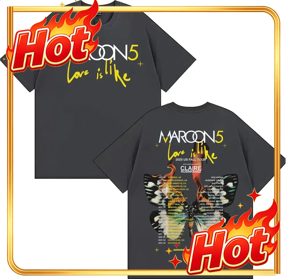 Band Maroon 5 Love Is Like US  – Street Fashion Men 2025 Bewertung und Preis