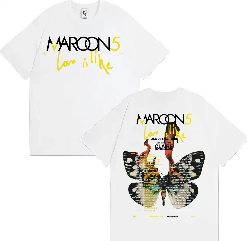 Band Maroon 5 Love Is Like US  – Street Fashion Men 2025 Bewertung und Preis