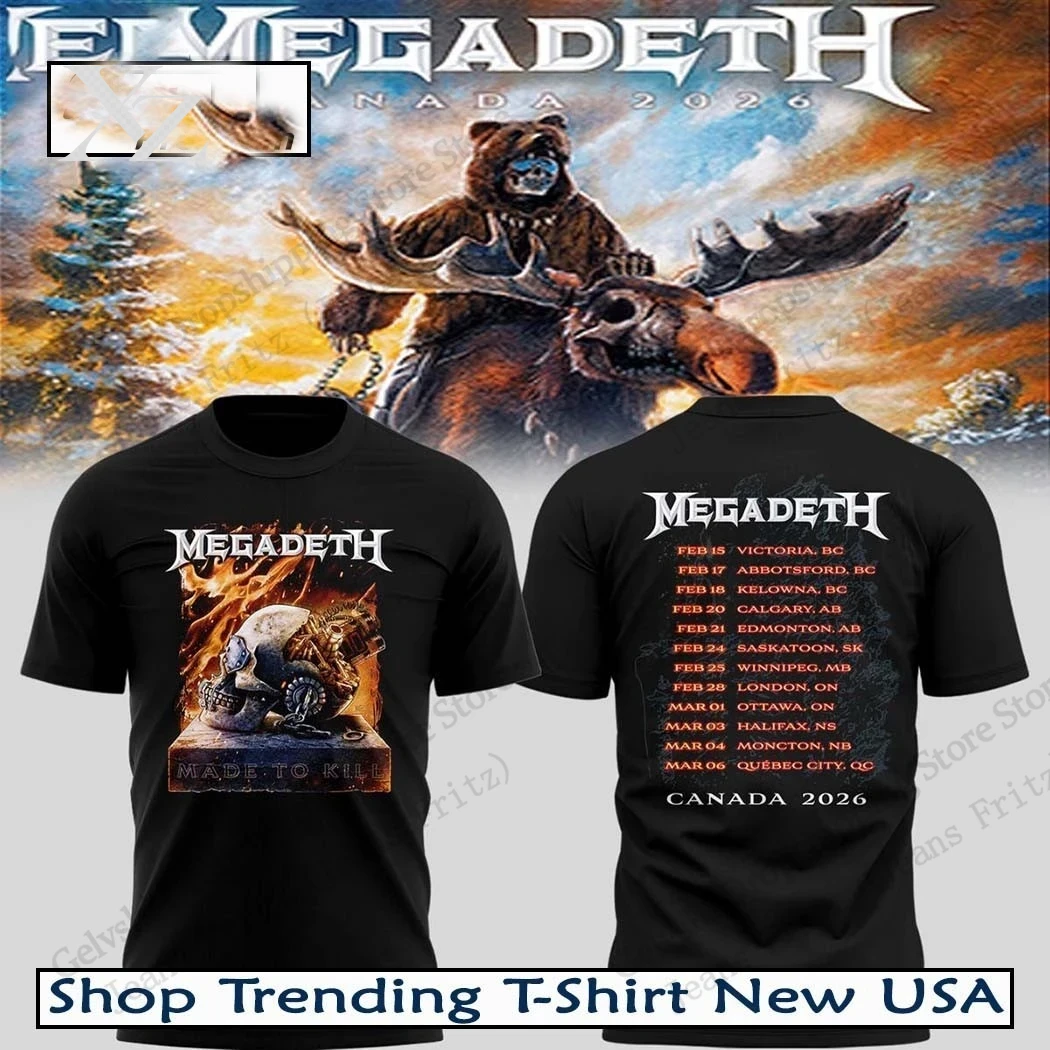 Hip Hop Rock Megadeth Band Kan – Street Fashion Canada Bewertung und Preis